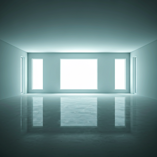 Modern architecture interior construction